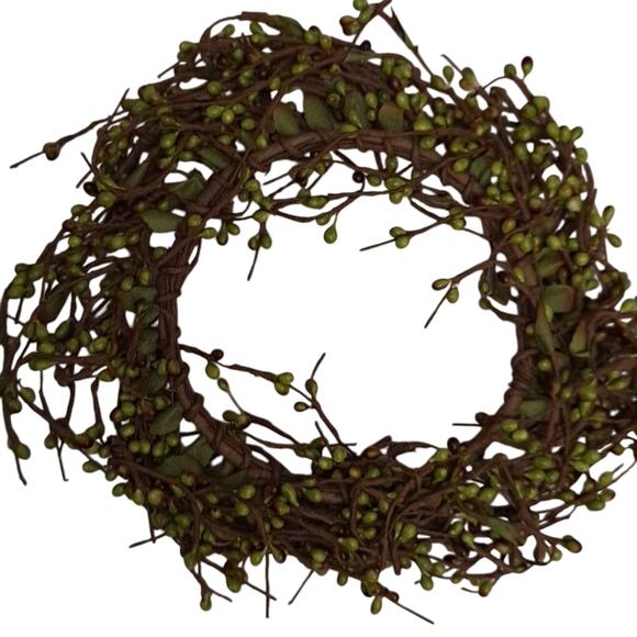 8" Sage Green Pip Berry Garland Rustic Decor for Wreaths, Mantels & More - Picture 4 of 4